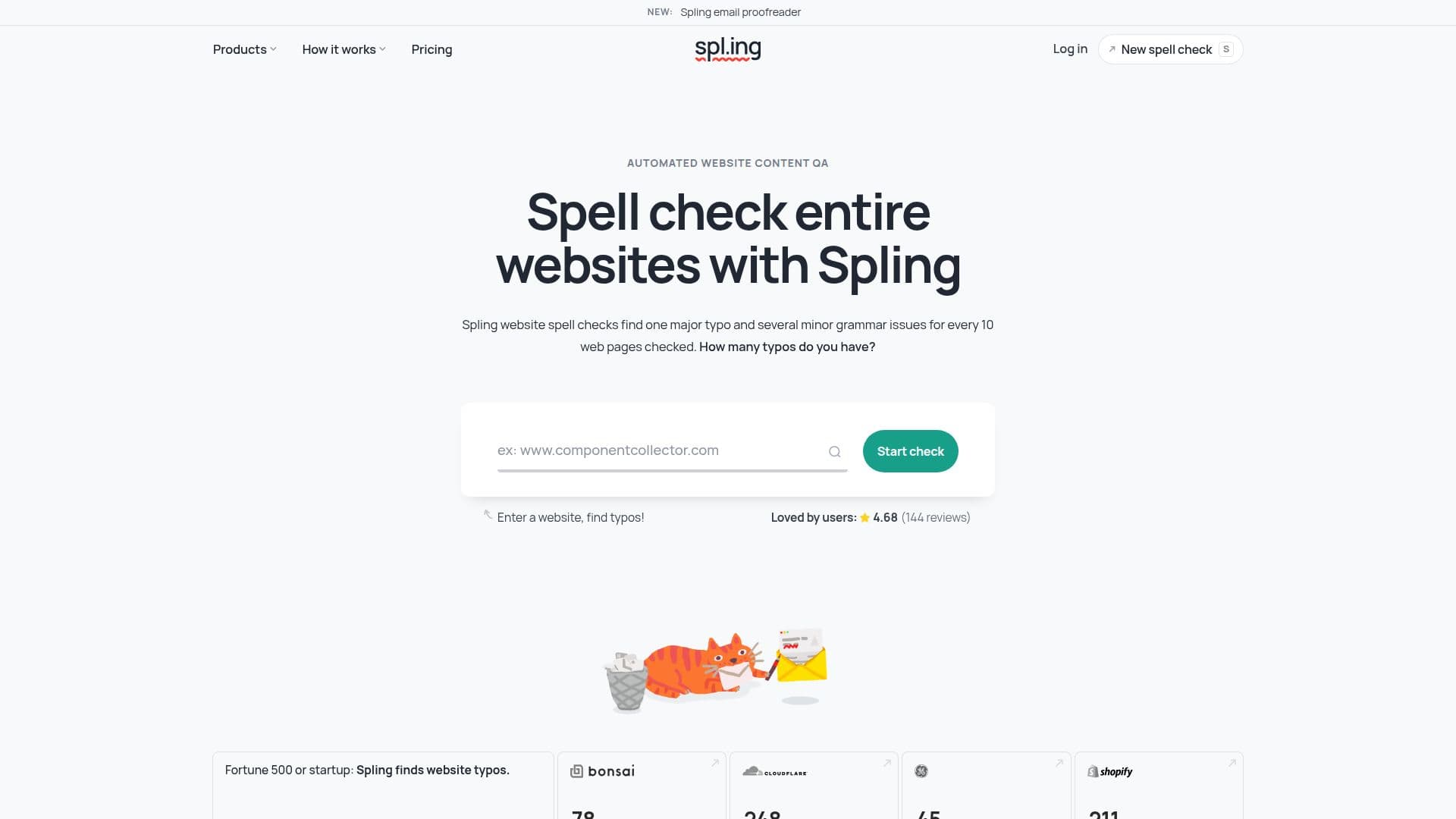 Spling — Rechtschreibprüfung für Websites und E-Mails screenshot