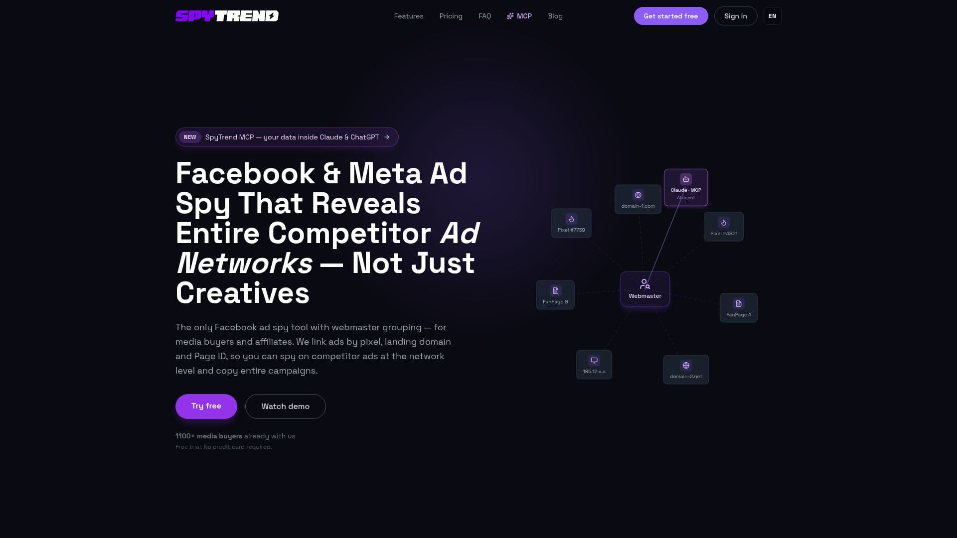 لقطة شاشة لـ SpyTrend