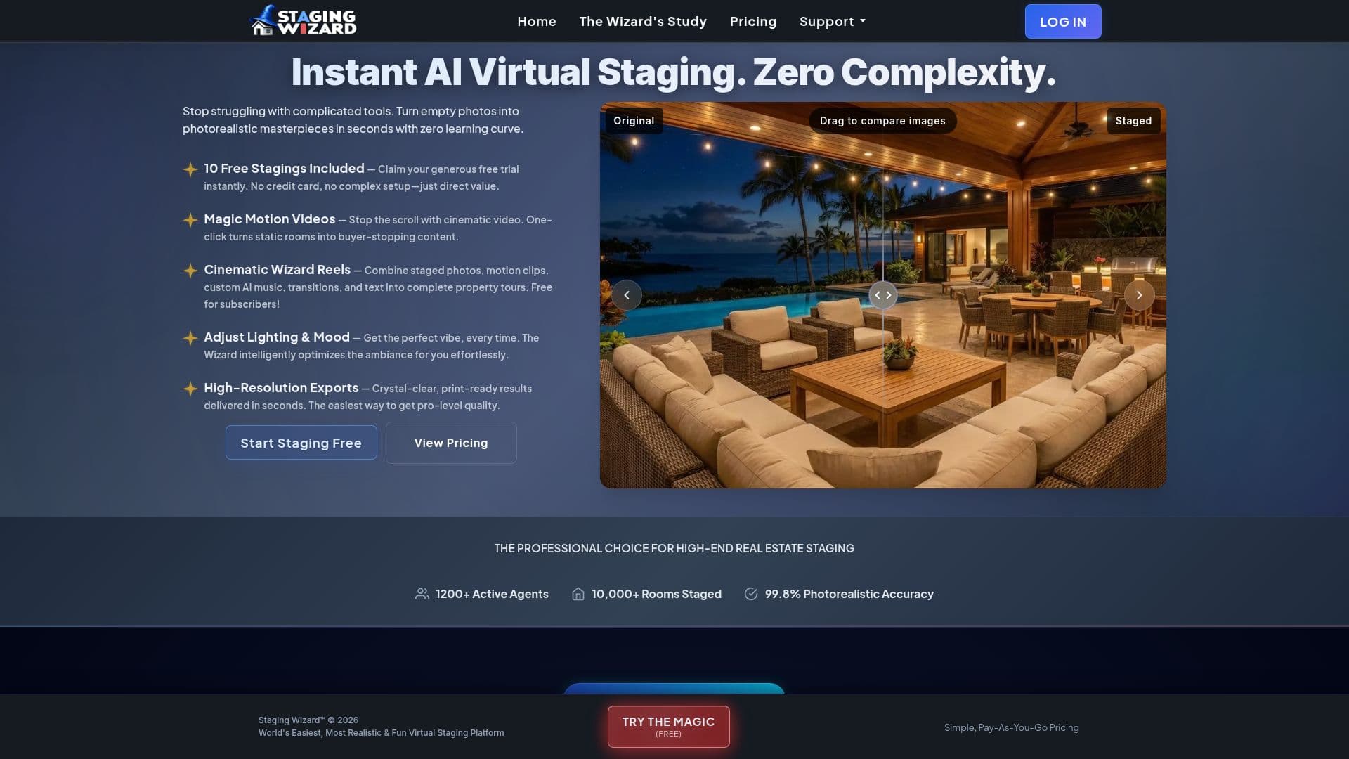 Capture d’écran de Staging Wizard