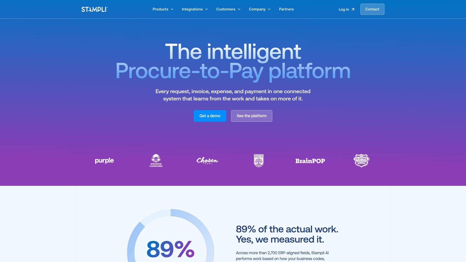 Stampli Procure-to-Pay Plattform screenshot