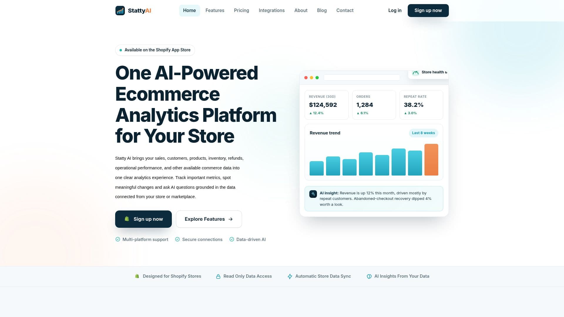 Tangkapan layar Statty AI