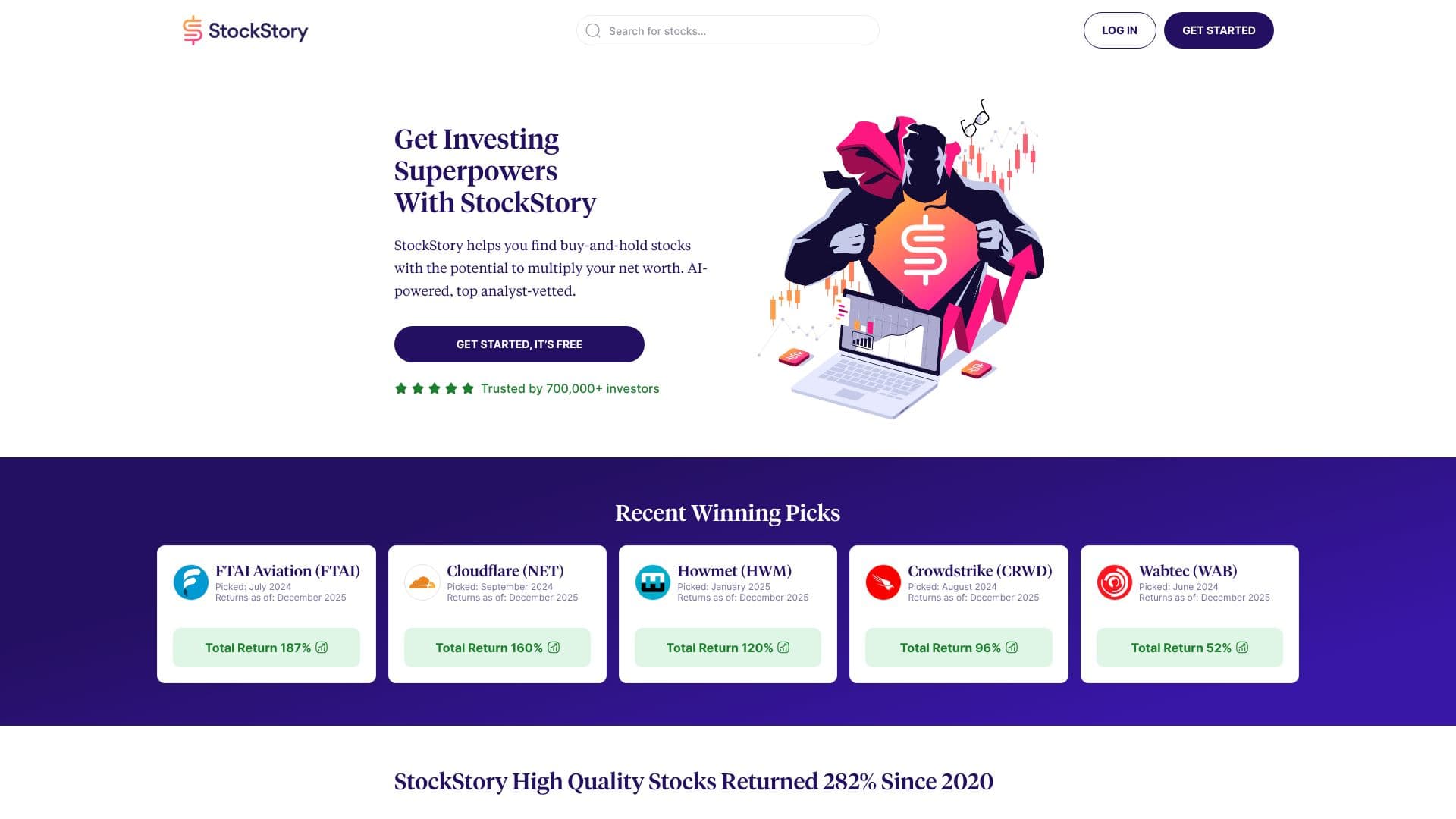 StockStory のスクリーンショット