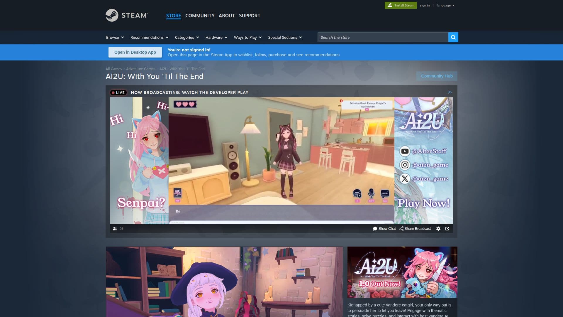 AI2U : Avec Vous Jusqu'à La Fin screenshot