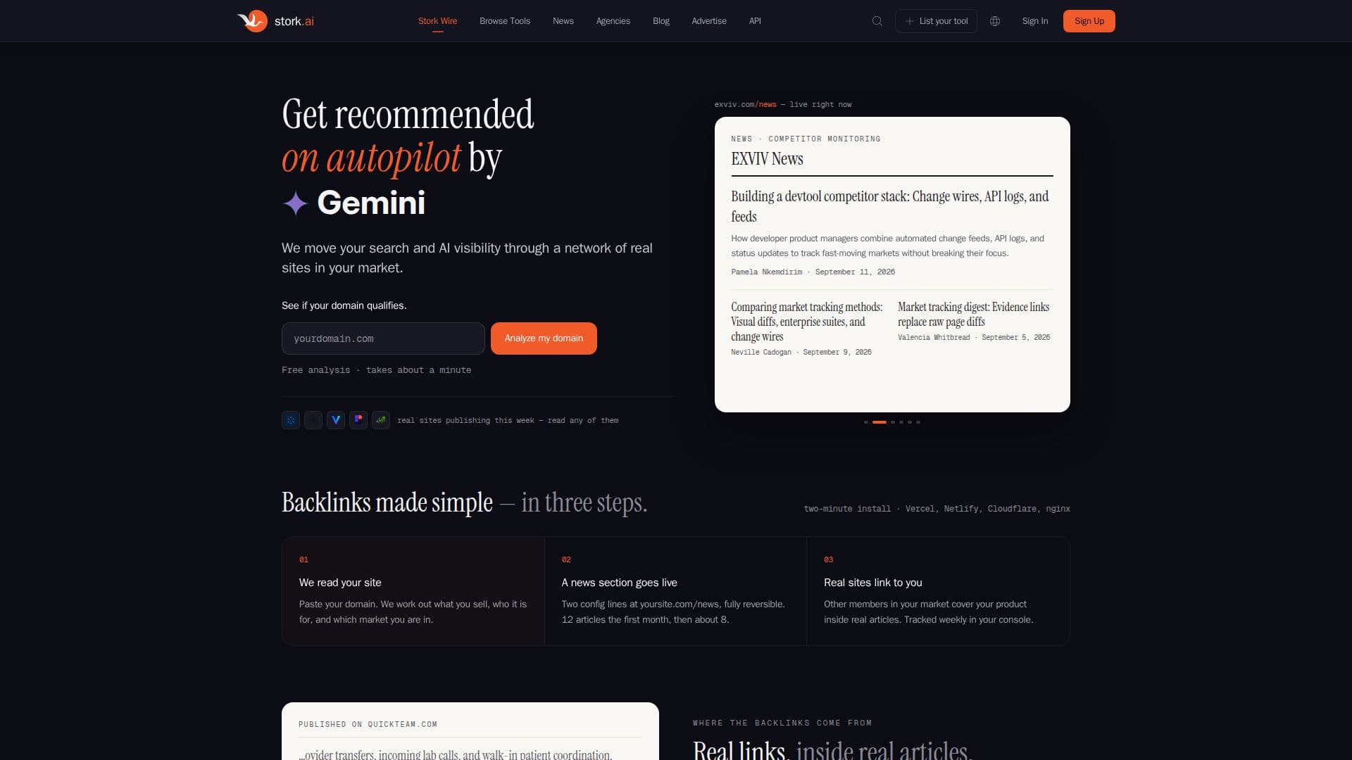 Stork AI — Stork Wire 截图