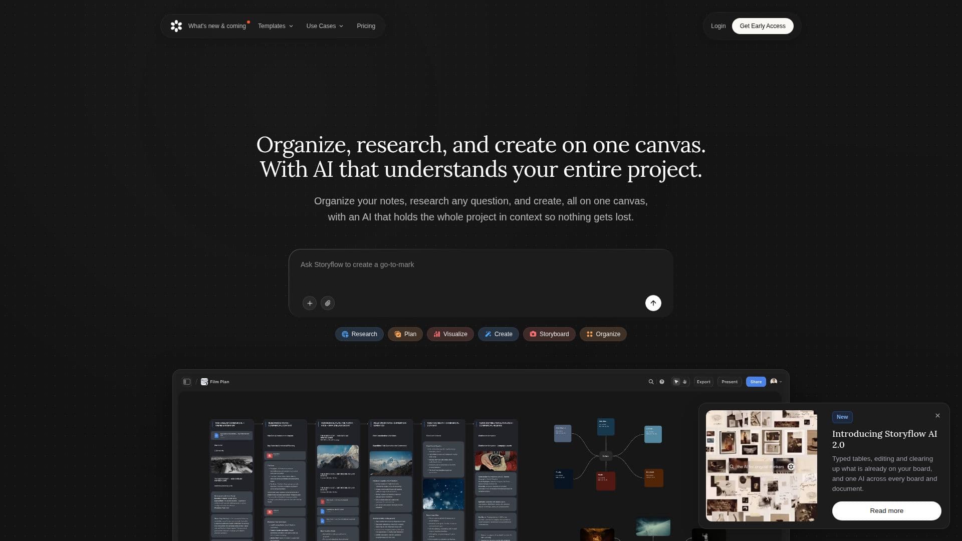 Storyflow: AI视觉工作空间为创意团队 截图