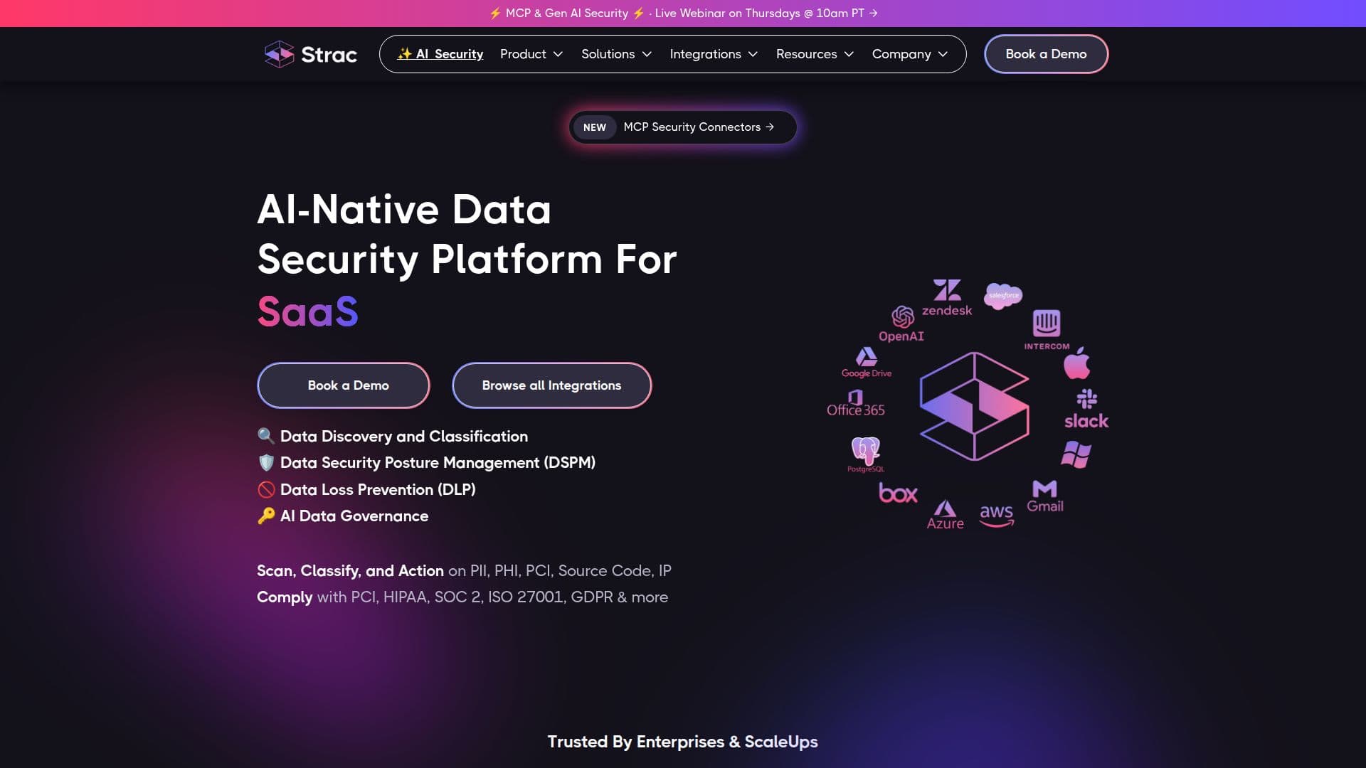Platform Keamanan Data Strac screenshot