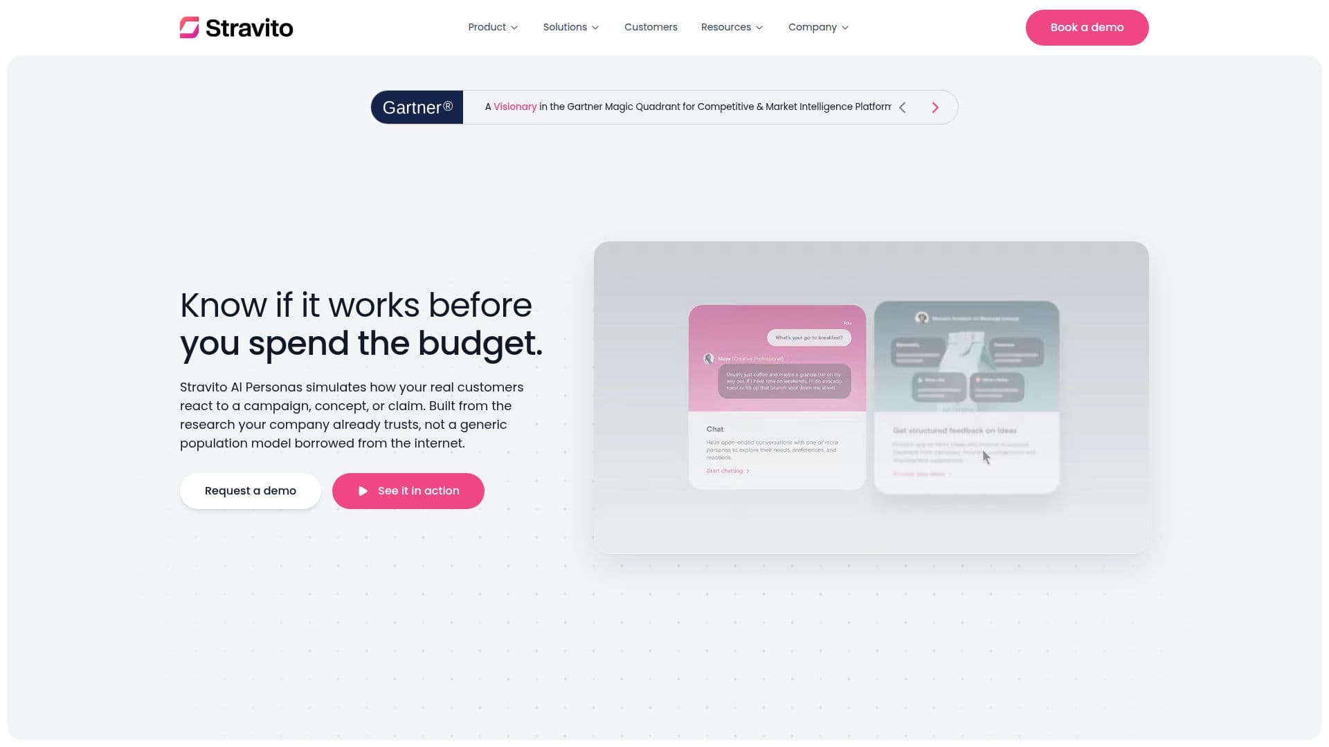 Stravito AI Platform screenshot