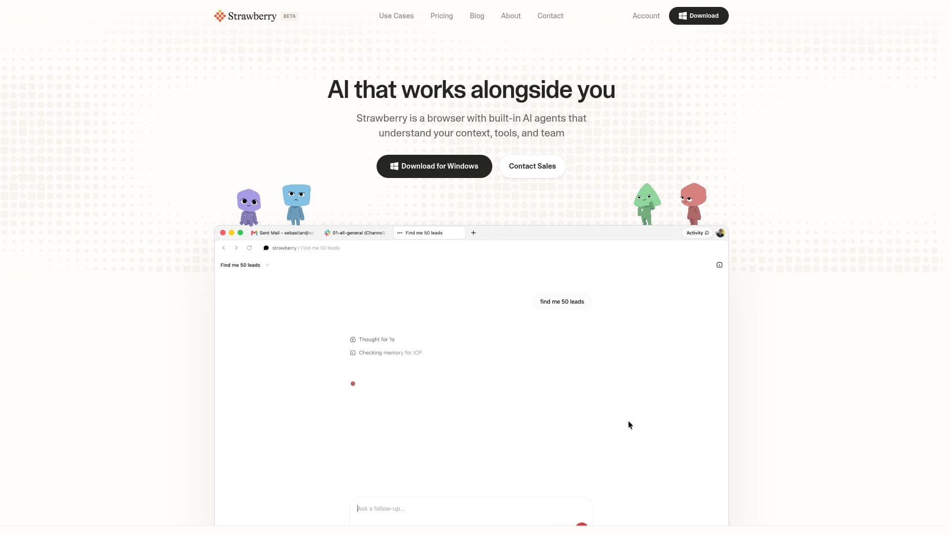 Strawberry Browser screenshot
