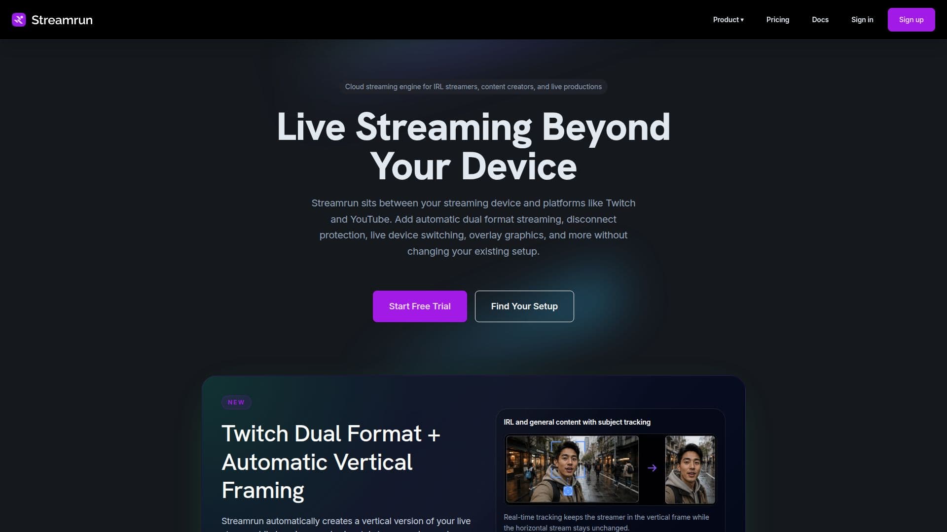 Streamrun screenshot