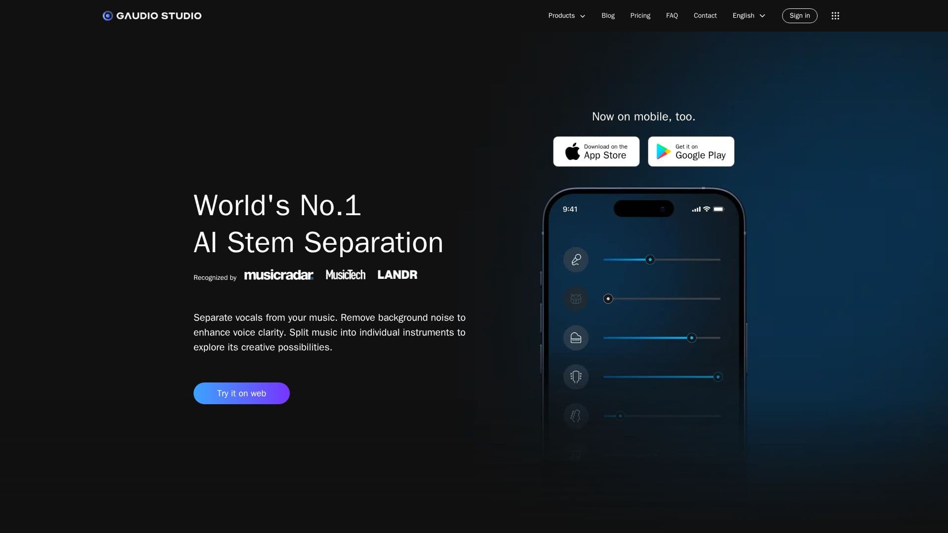 Gaudio Studio screenshot