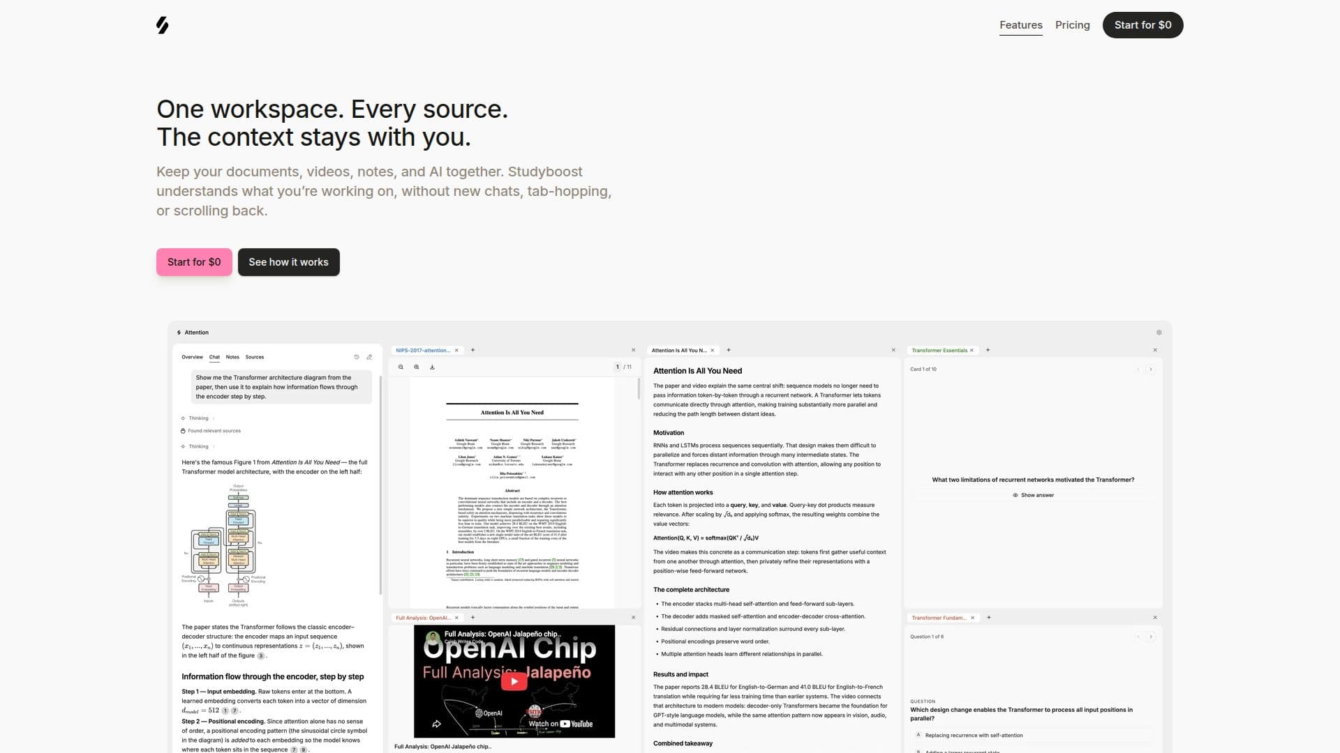 Studyboost — AI Study Tools screenshot