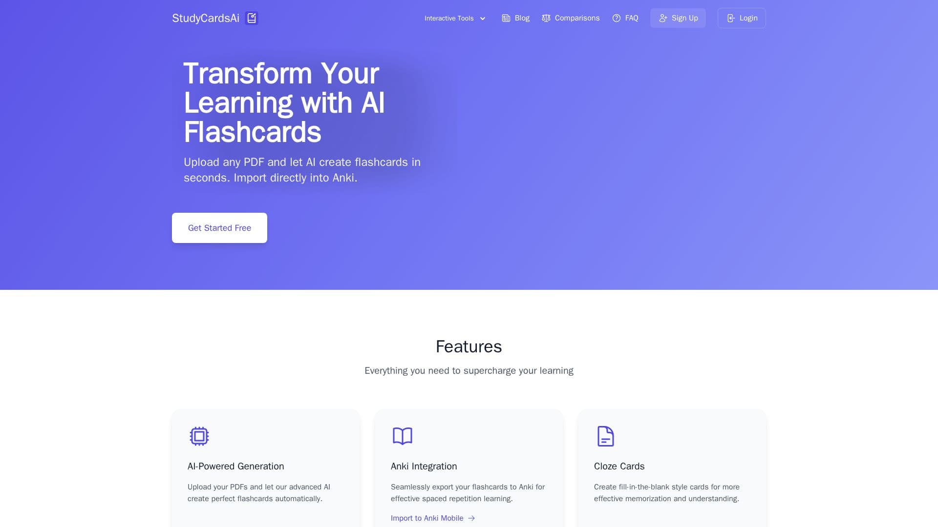 StudyCards AI | Flashcards alimentés par l'IA screenshot