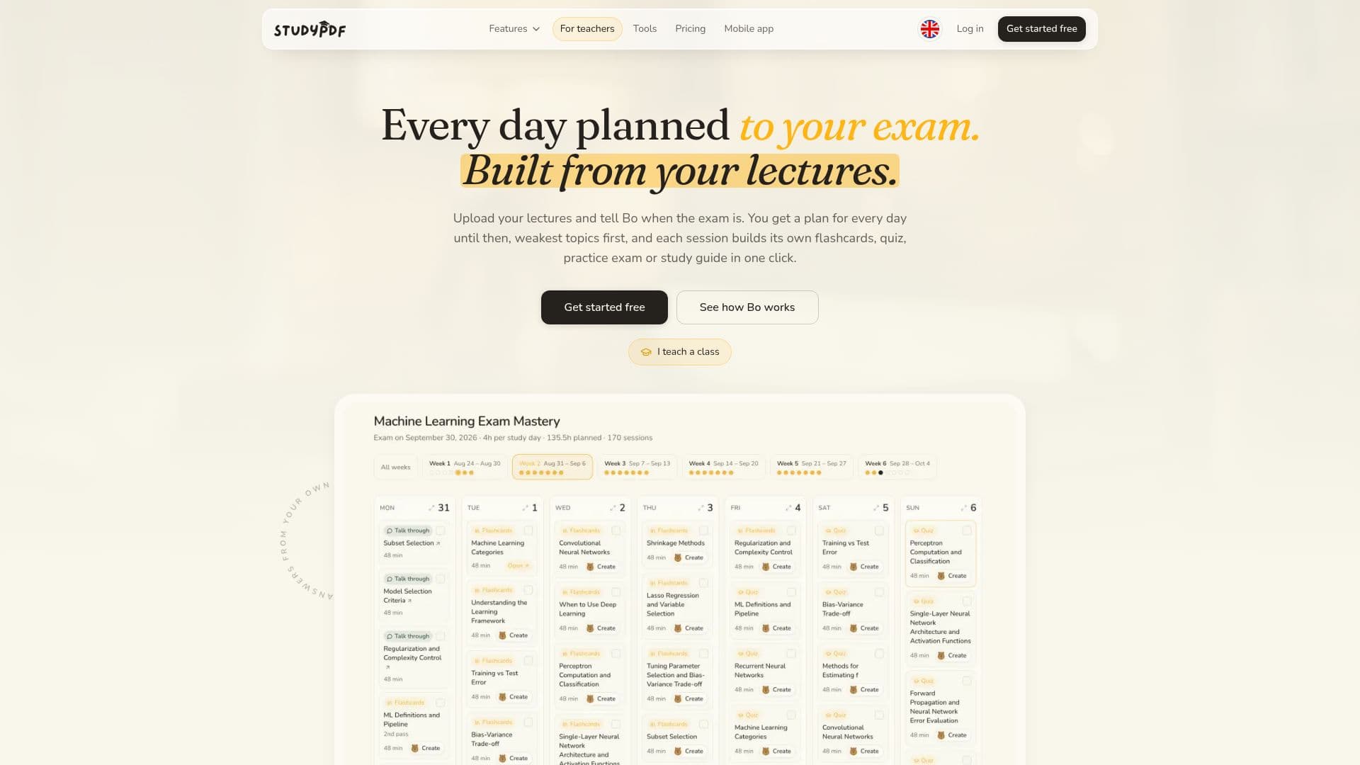 StudyPDF screenshot