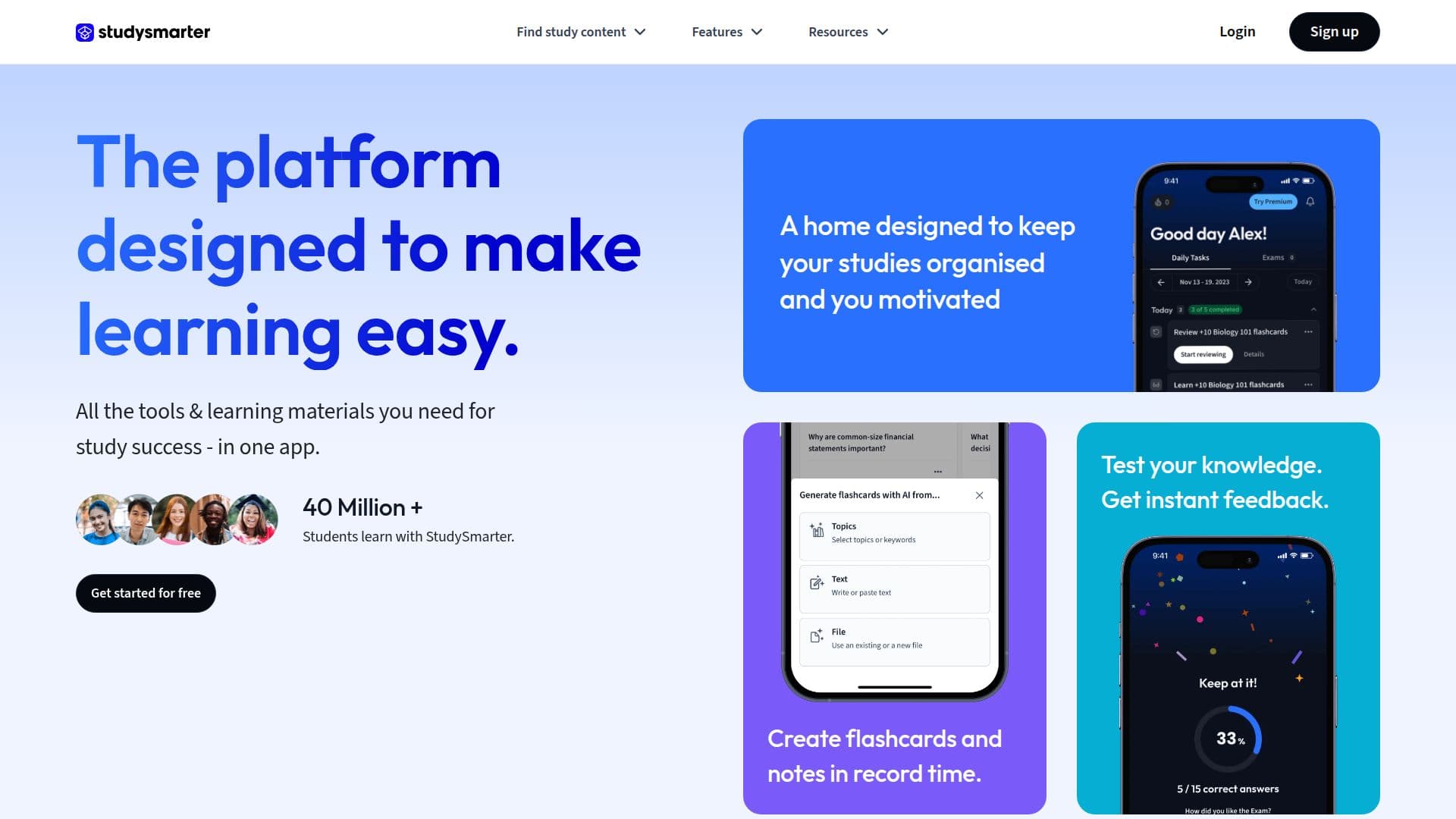 StudySmarter Lern-App screenshot