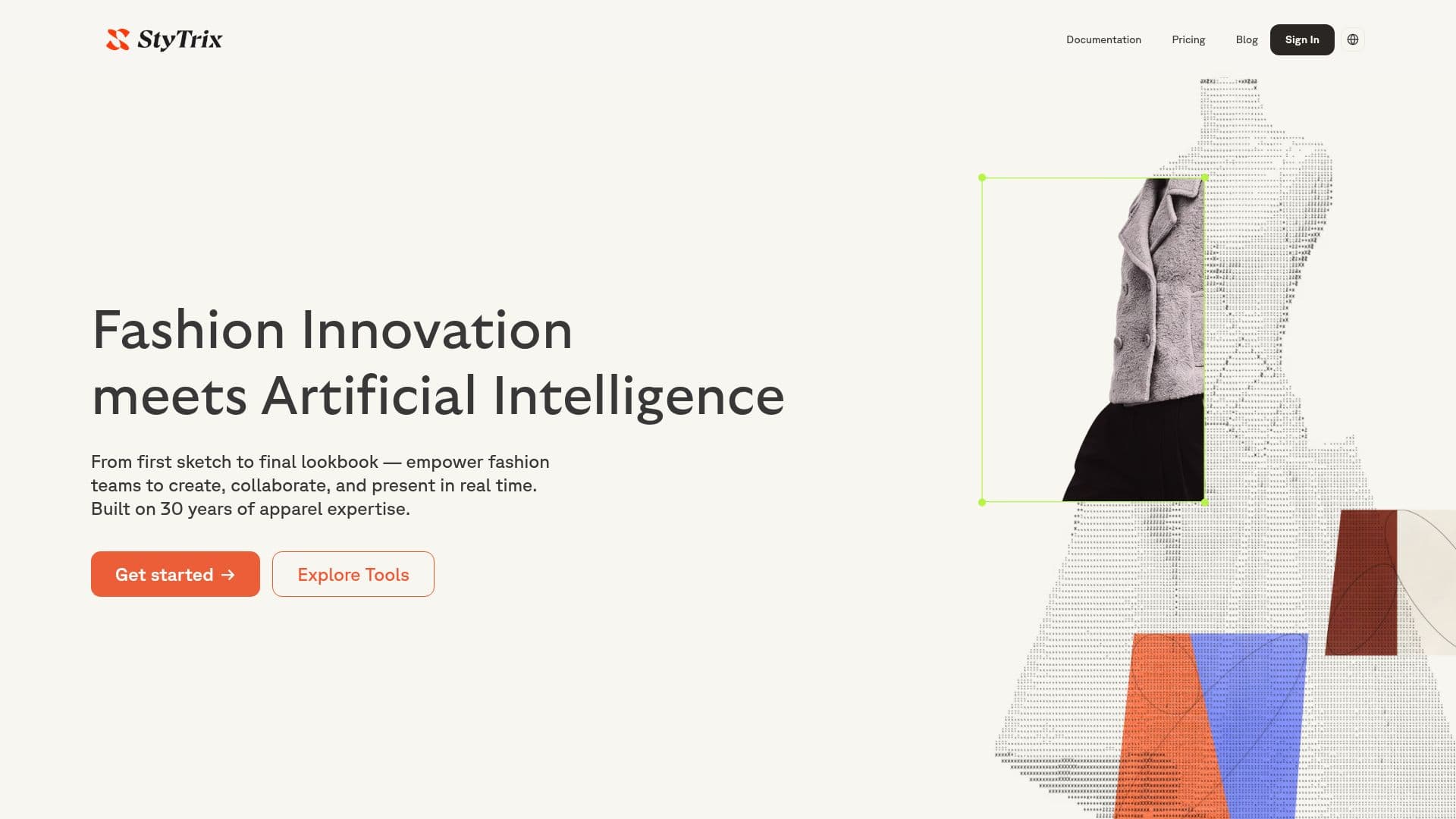 StyTrix AI Fashion Design Platform screenshot