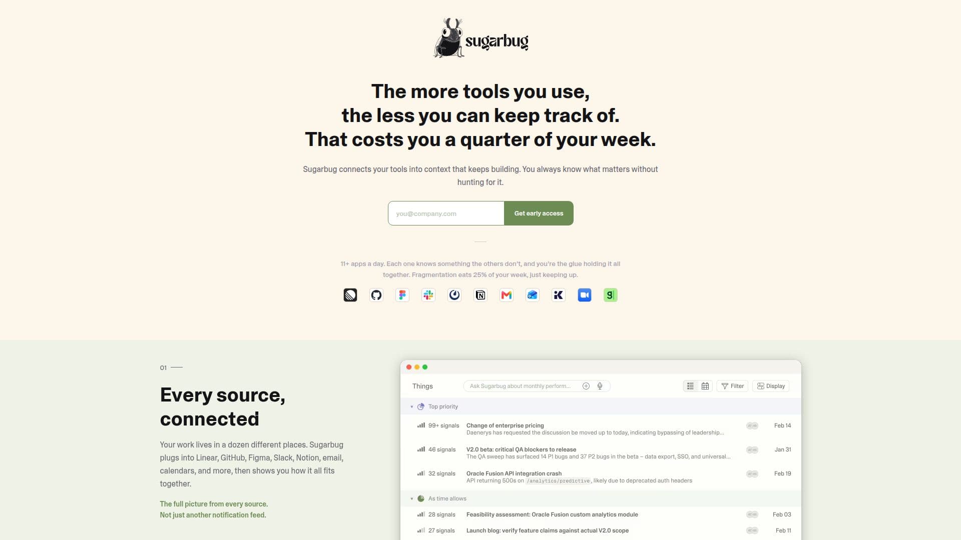 Screenshot von Sugarbug