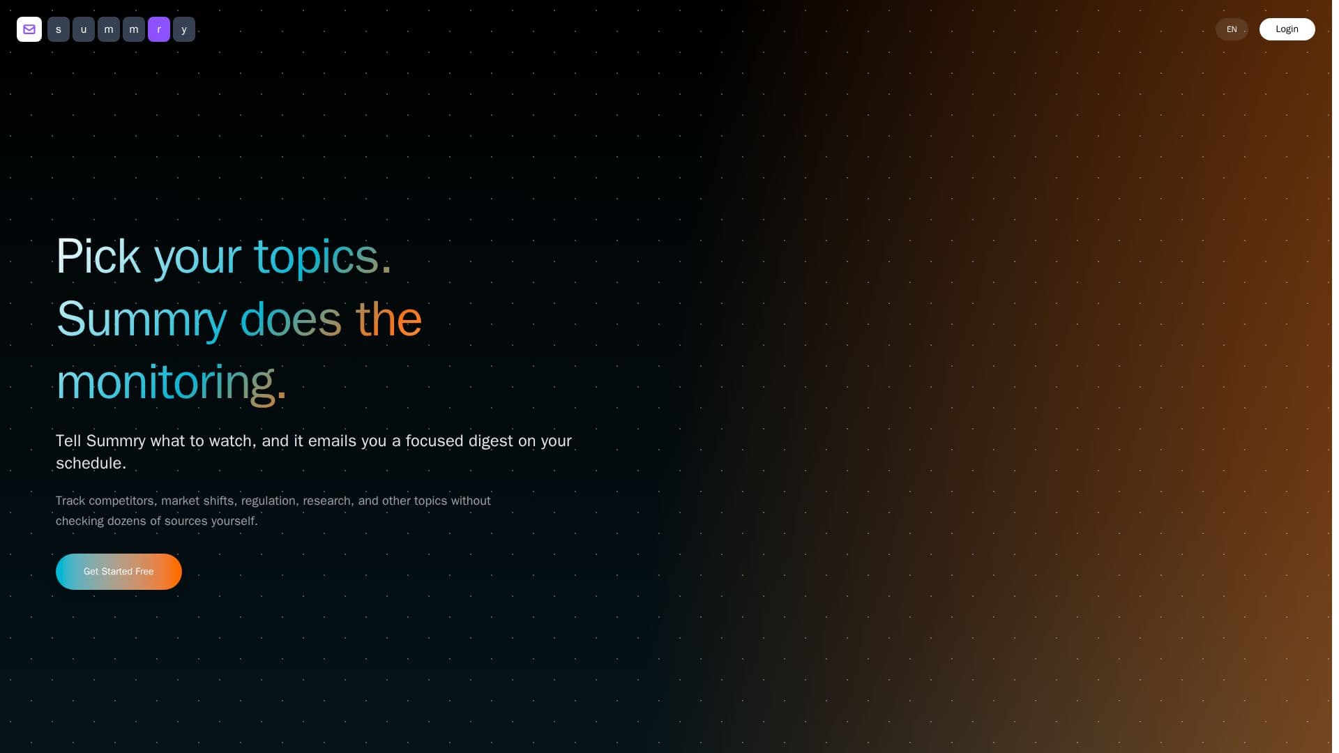 Summry screenshot