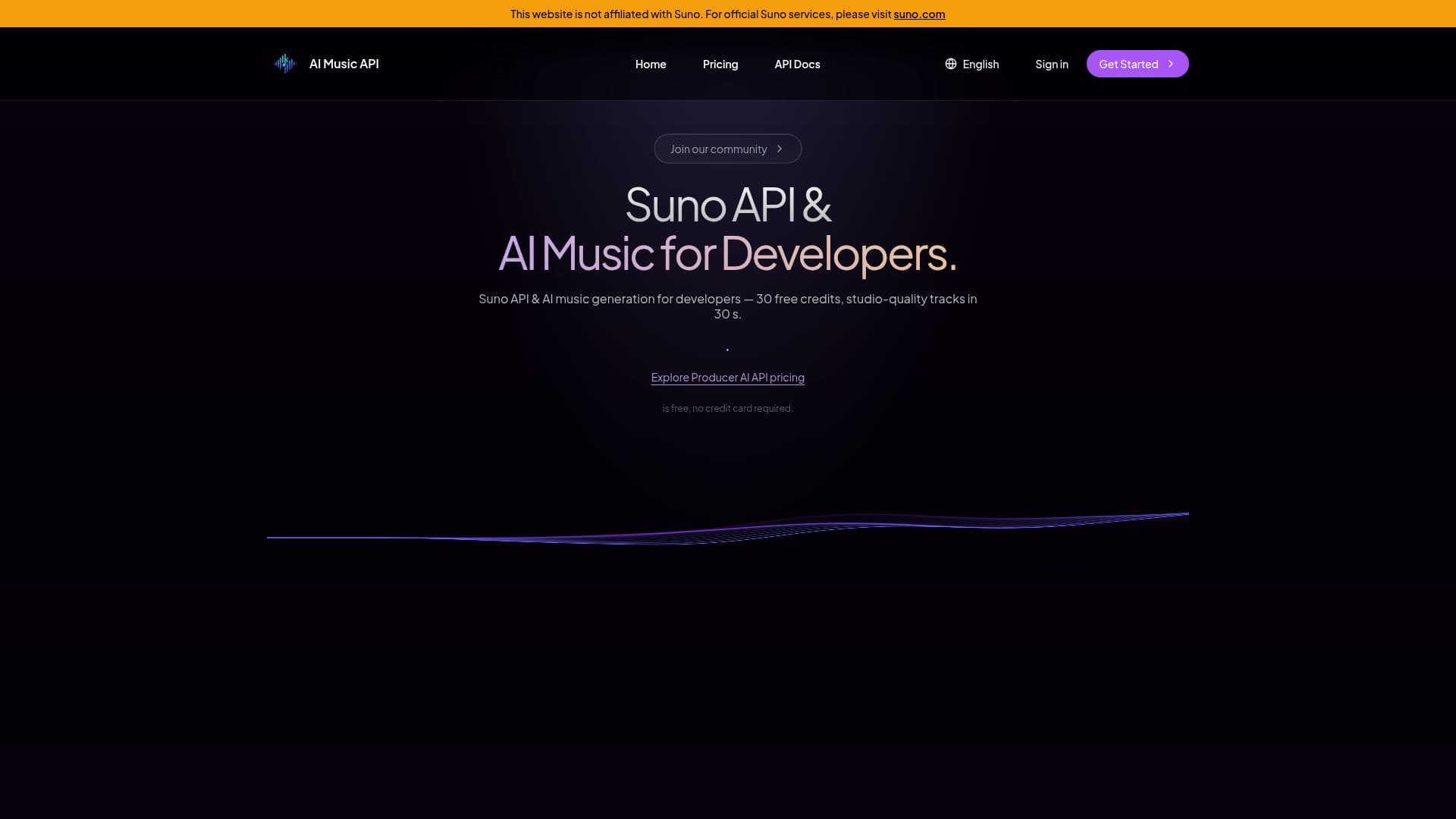 AIMusicAPI screenshot
