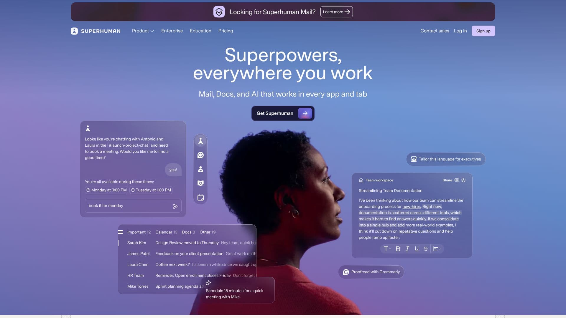 Superhuman screenshot