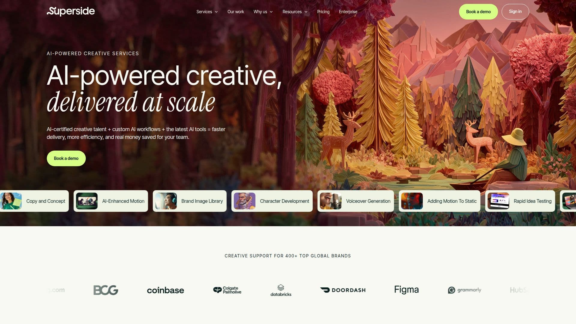 Superside AI Design Services screenshot