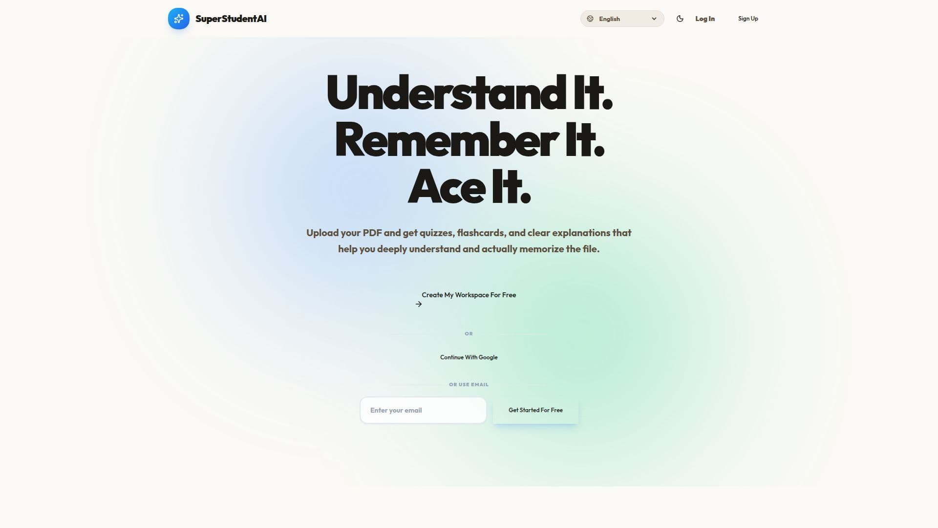 SuperStudentAI screenshot