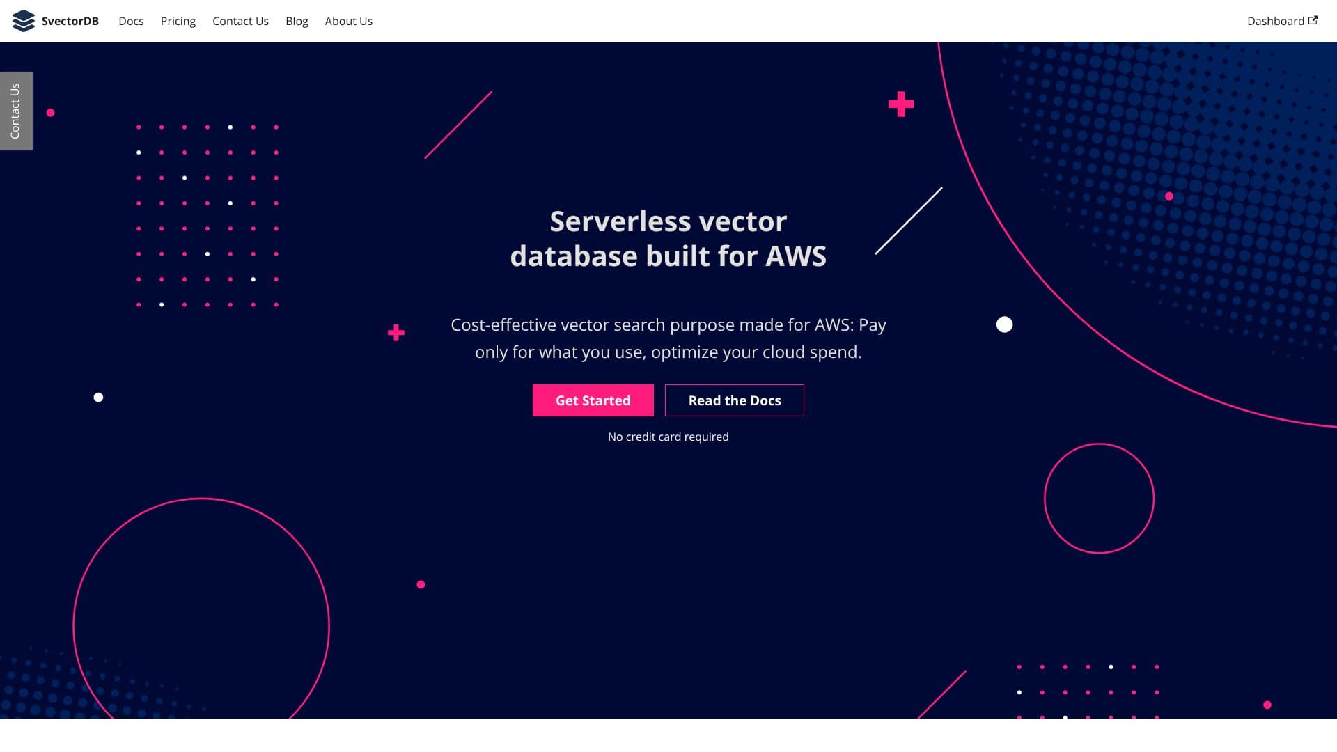 Screenshot von SvectorDB
