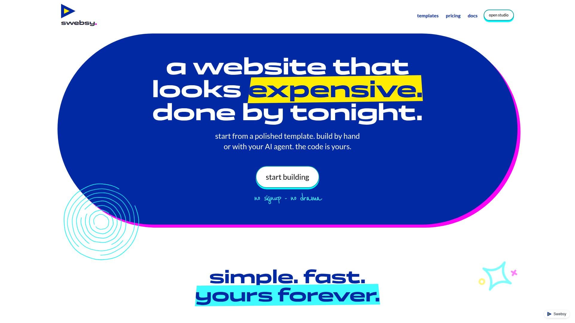 Скриншот Swebsy
