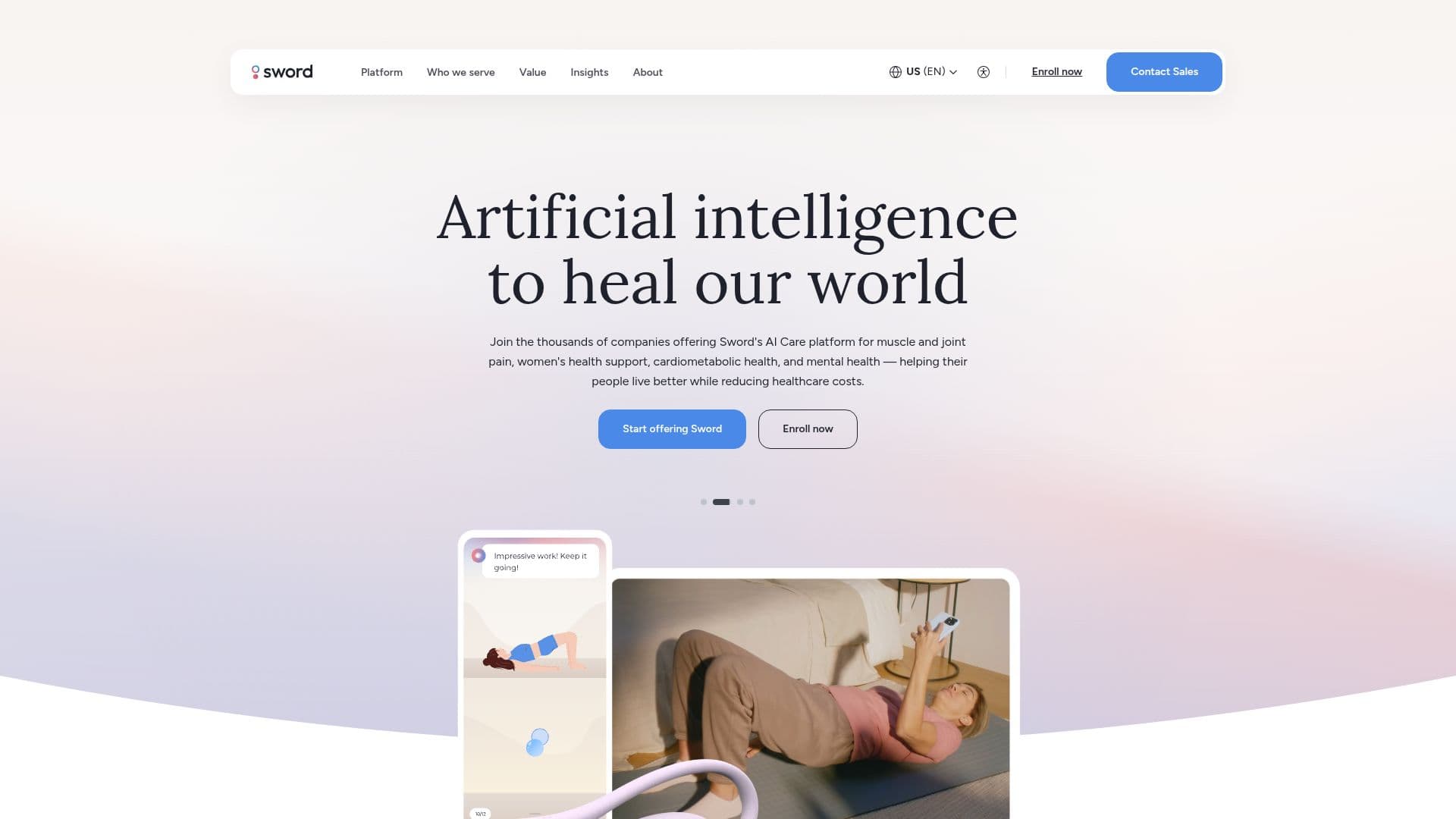 Sword Health AI Care screenshot