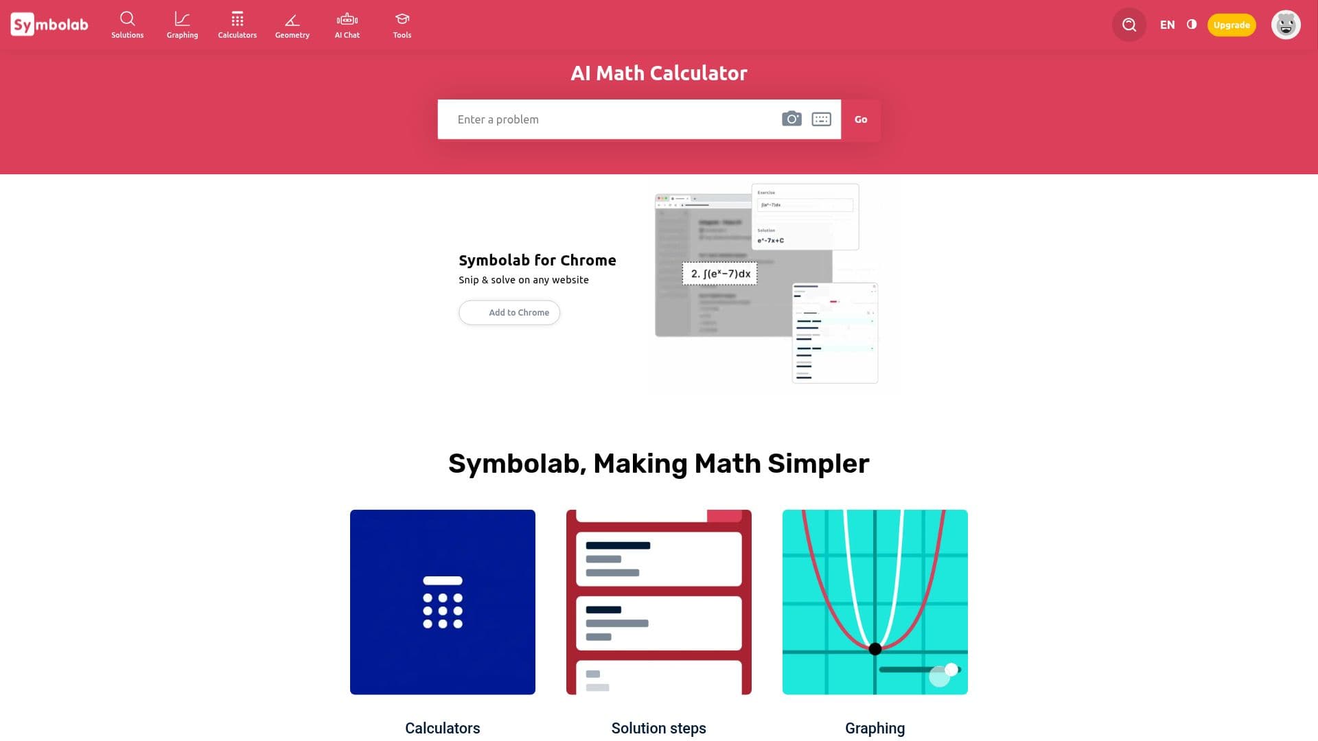 Symbolab - AI数学ソルバー のスクリーンショット
