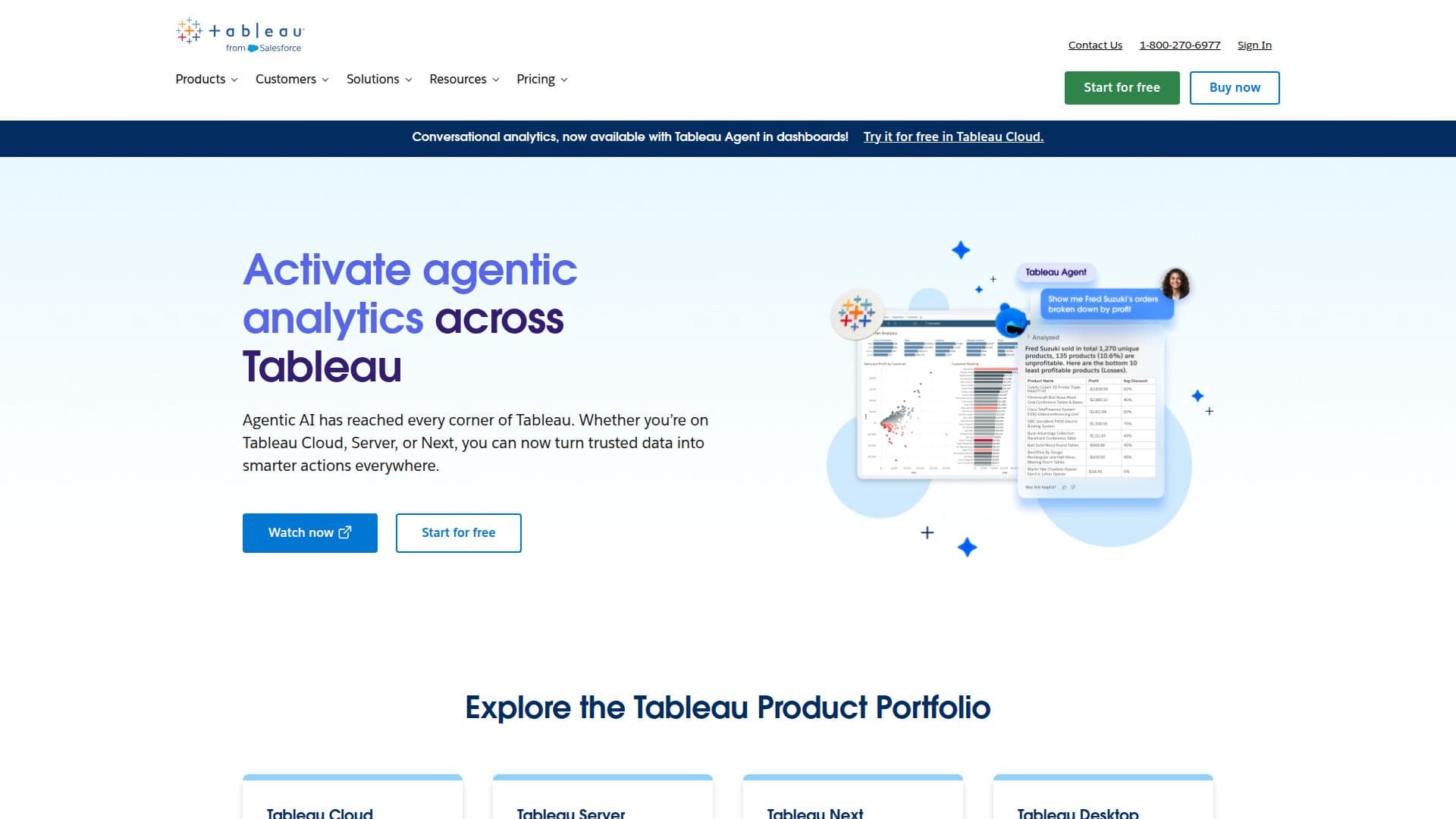 لقطة شاشة لـ Tableau