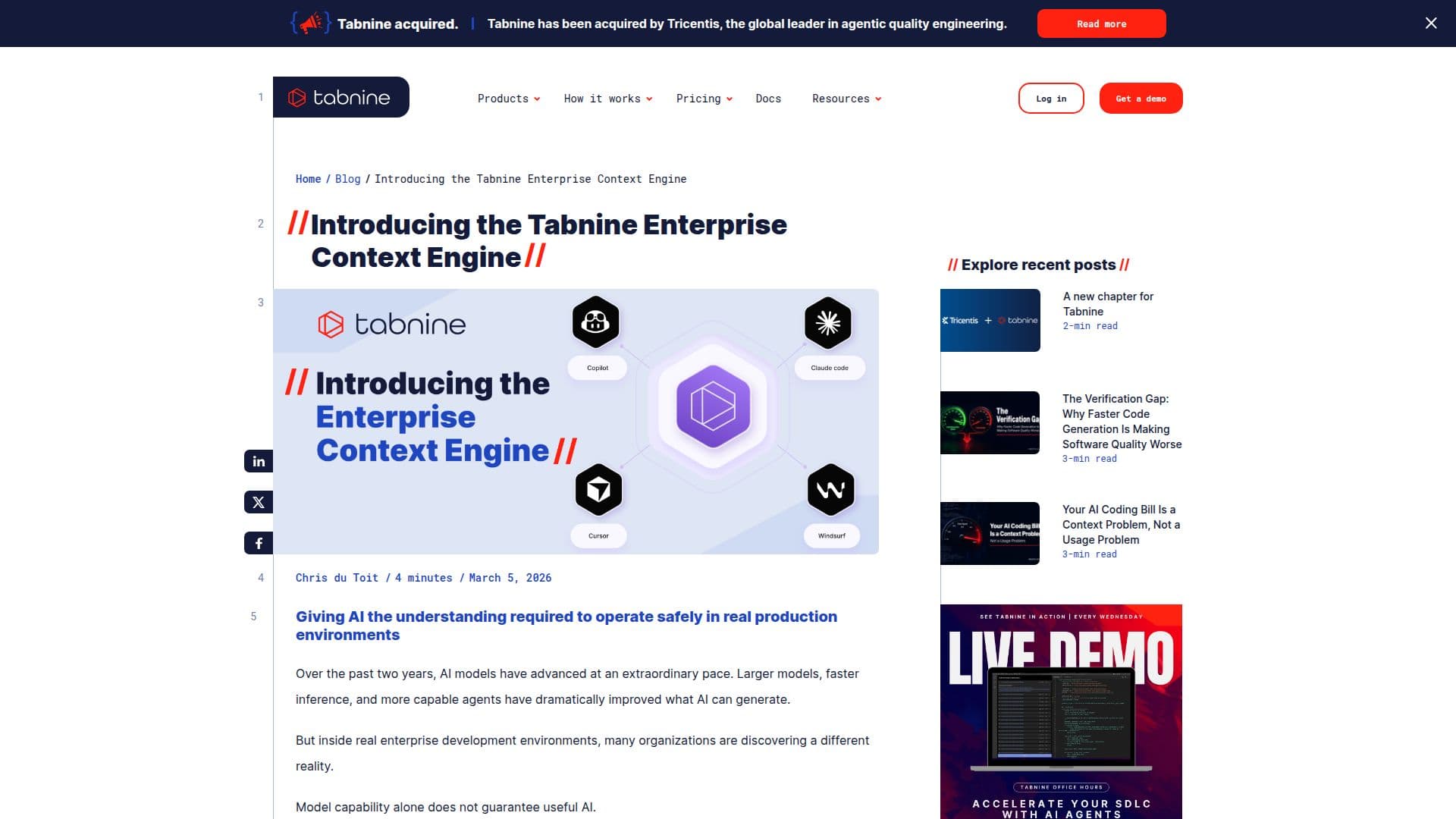 Tabnine screenshot