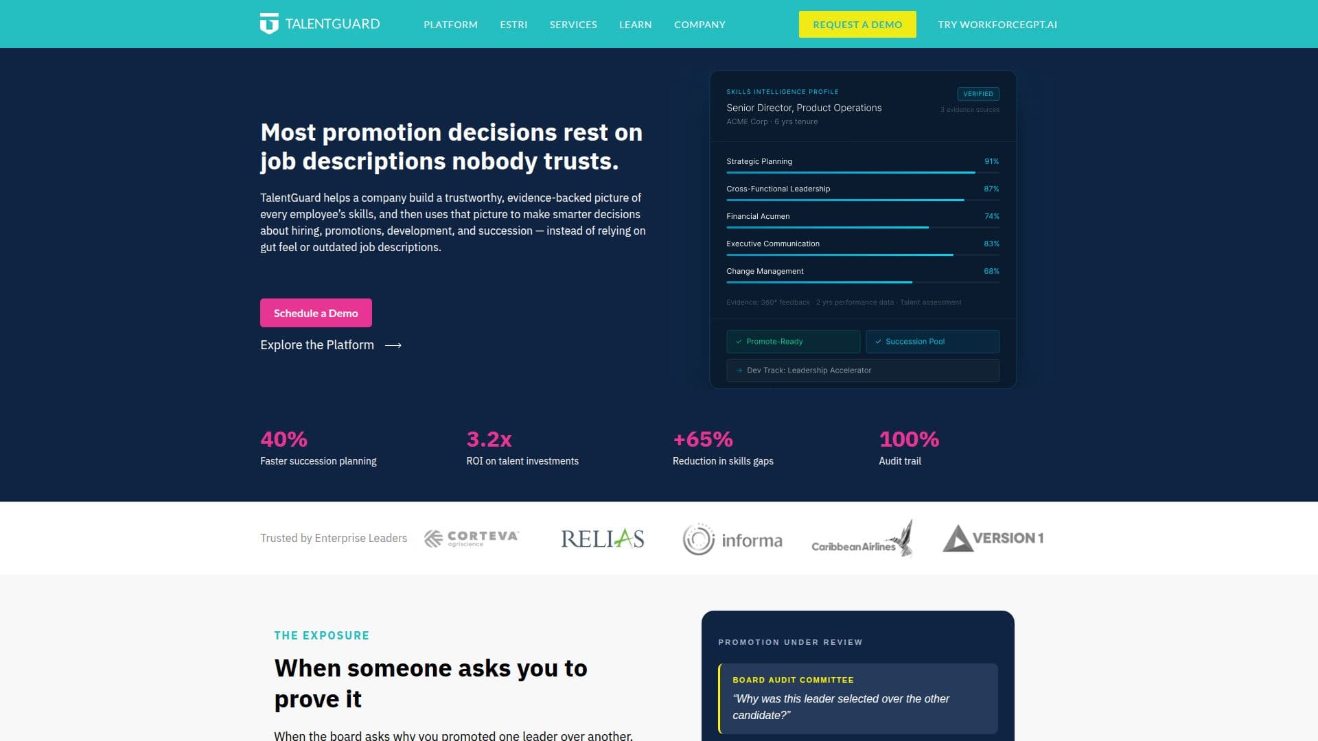 Платформа TalentGuard screenshot