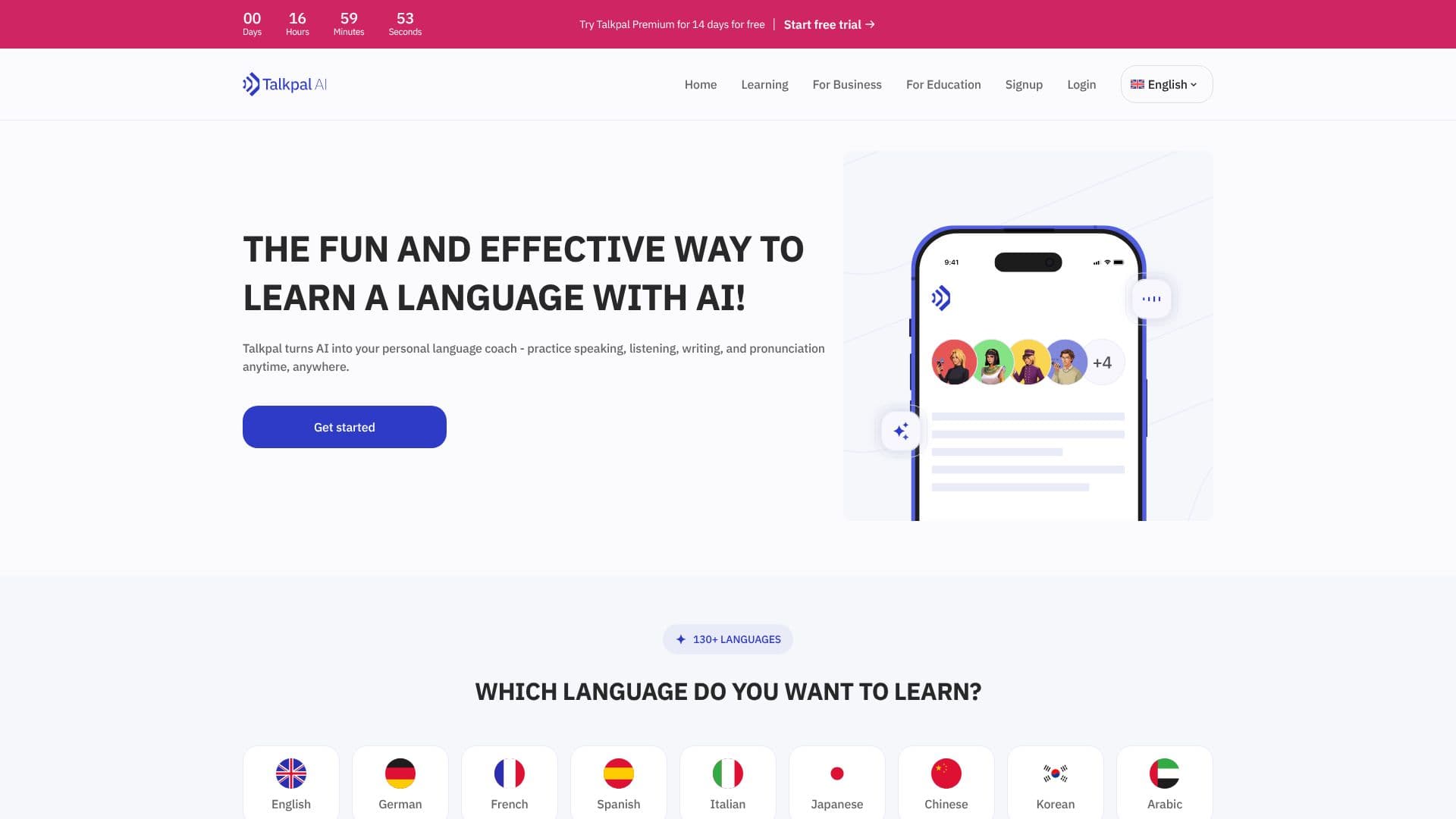 Captura de pantalla de Profesor de Idiomas con IA - Talkpal