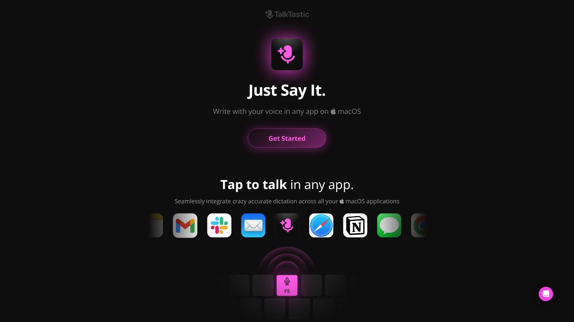Captura de pantalla de TalkTastic