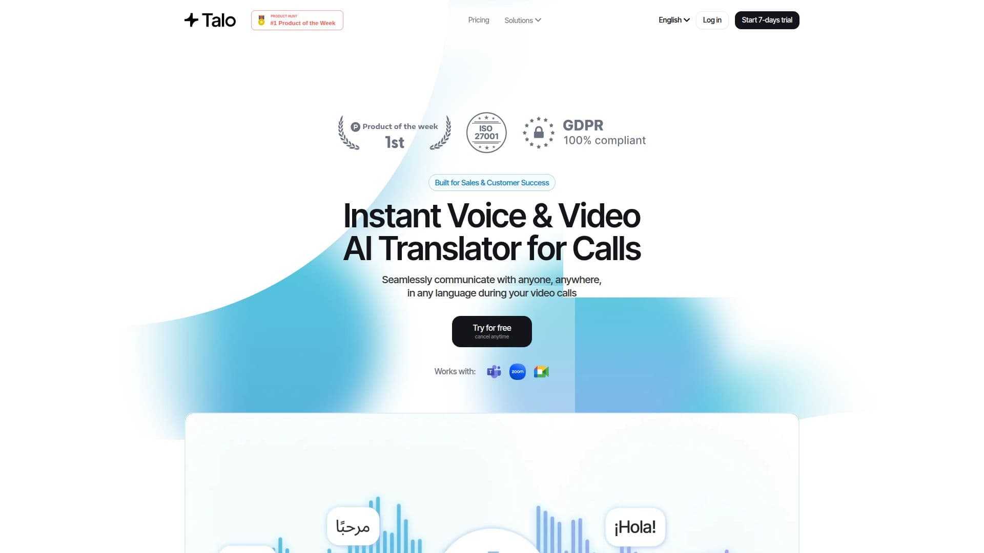 Talo - Real-Time AI Translator screenshot