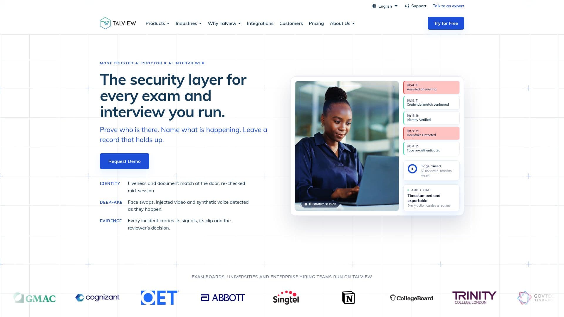 Talview AI Proctoring & Interviewing screenshot
