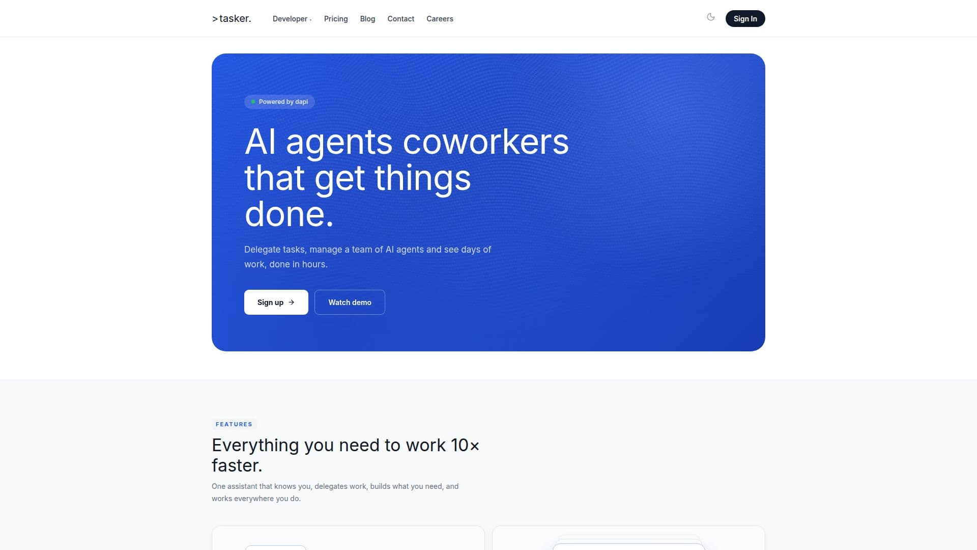 Tasker AI screenshot