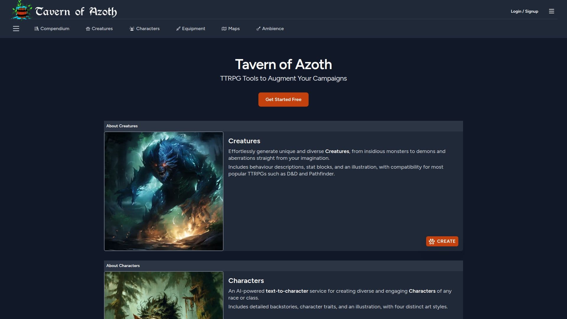 Screenshot von Tavern of Azoth