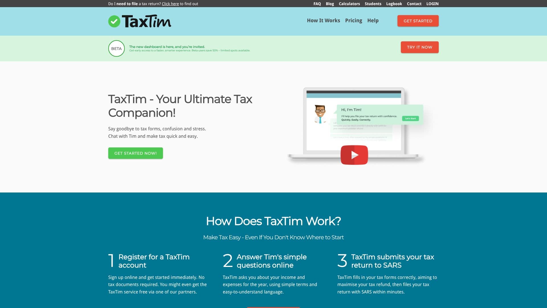 لقطة شاشة لـ TaxTim SA
