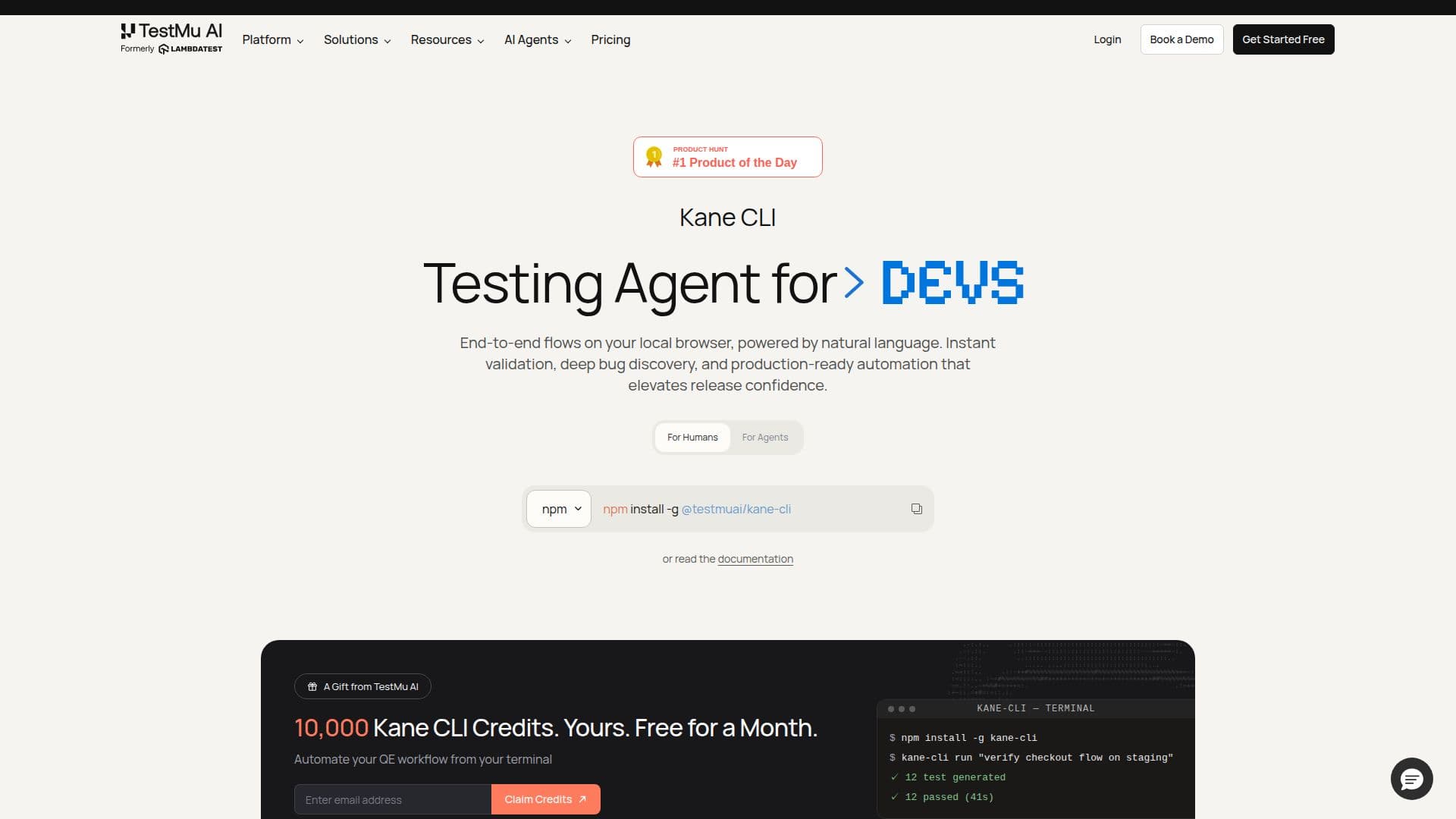 Скриншот Kane CLI