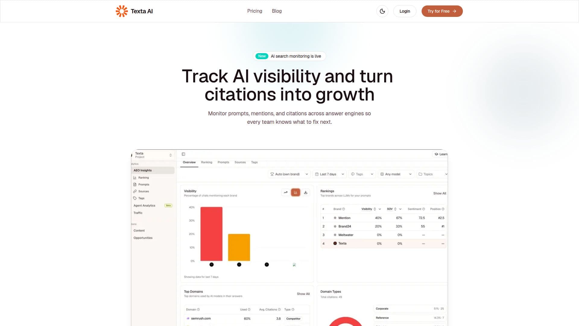 Texta.ai screenshot