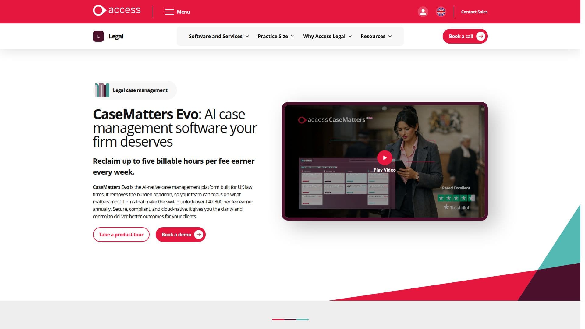 CaseMatters Evo: AI Case Management Software screenshot