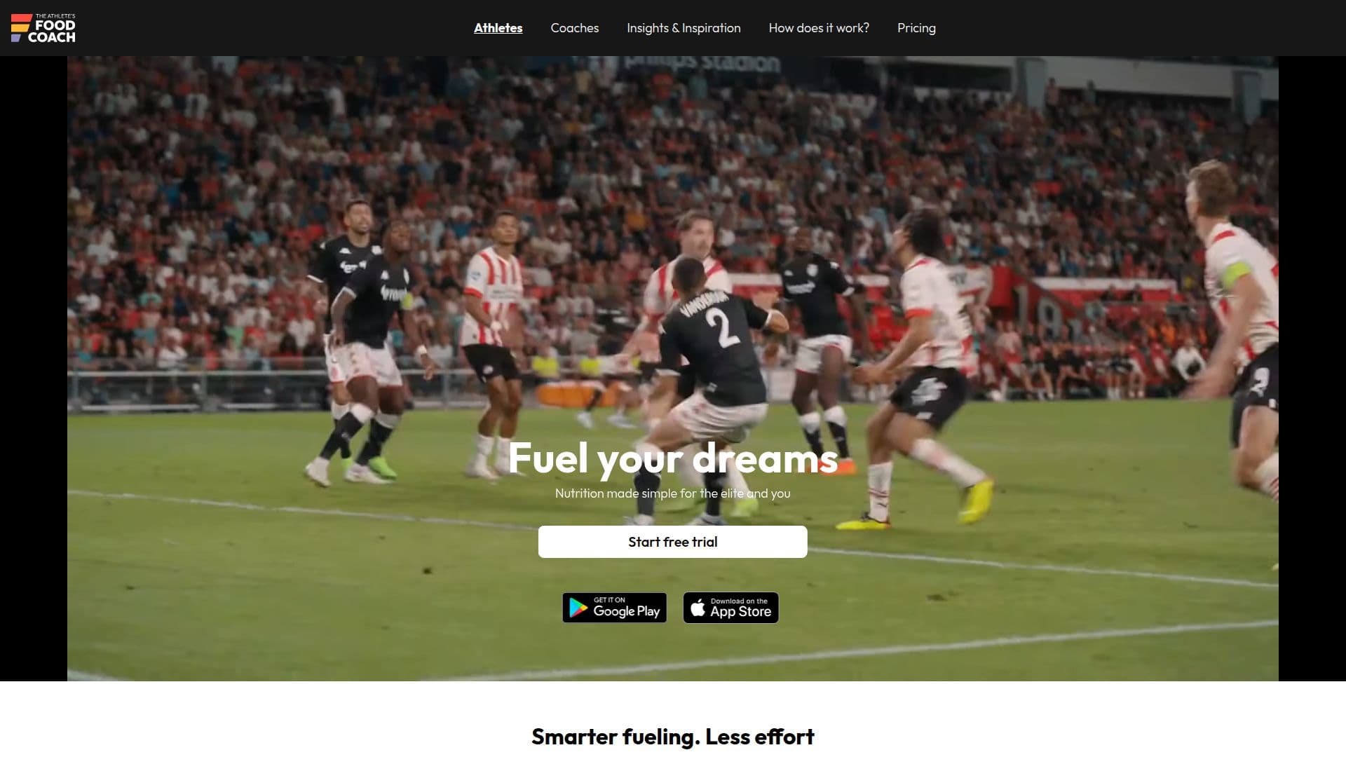 Питание для спортсменов FoodCoach screenshot