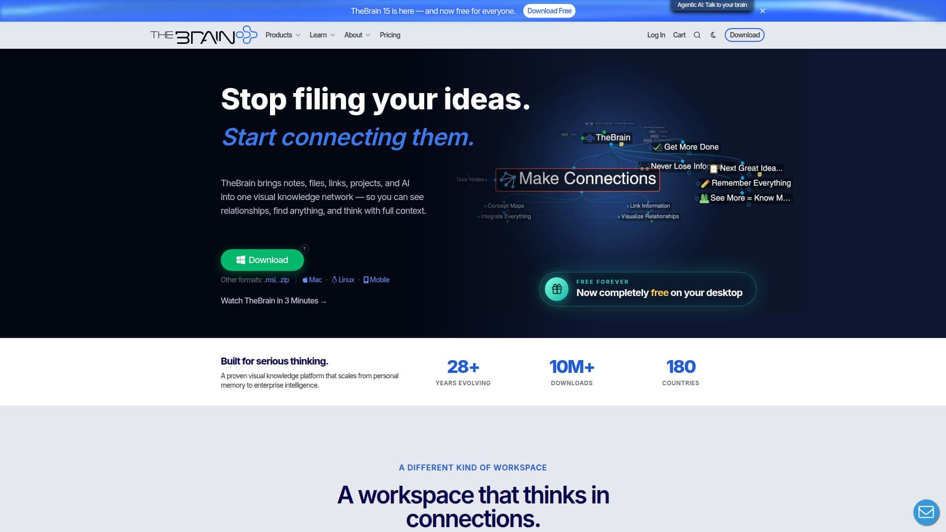 TheBrain screenshot