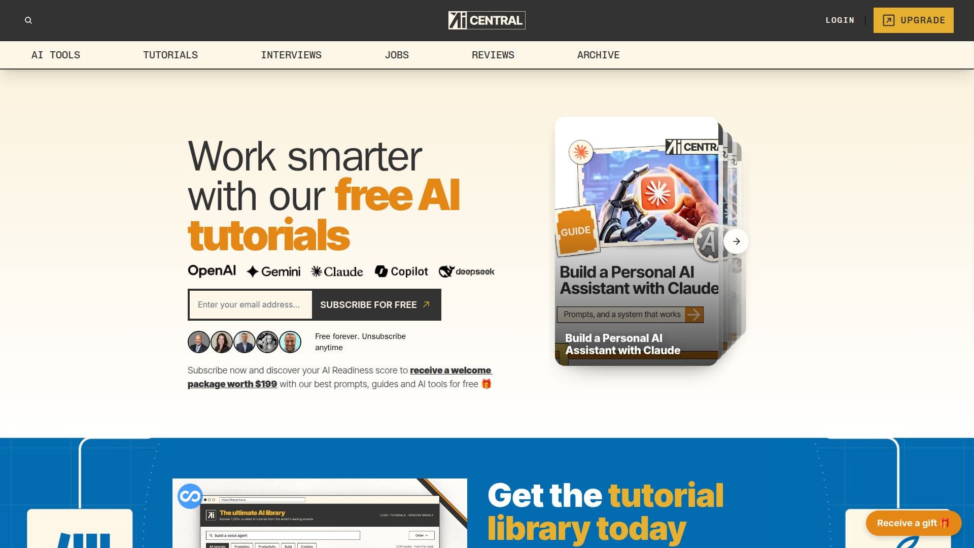 ChatGPT Central screenshot