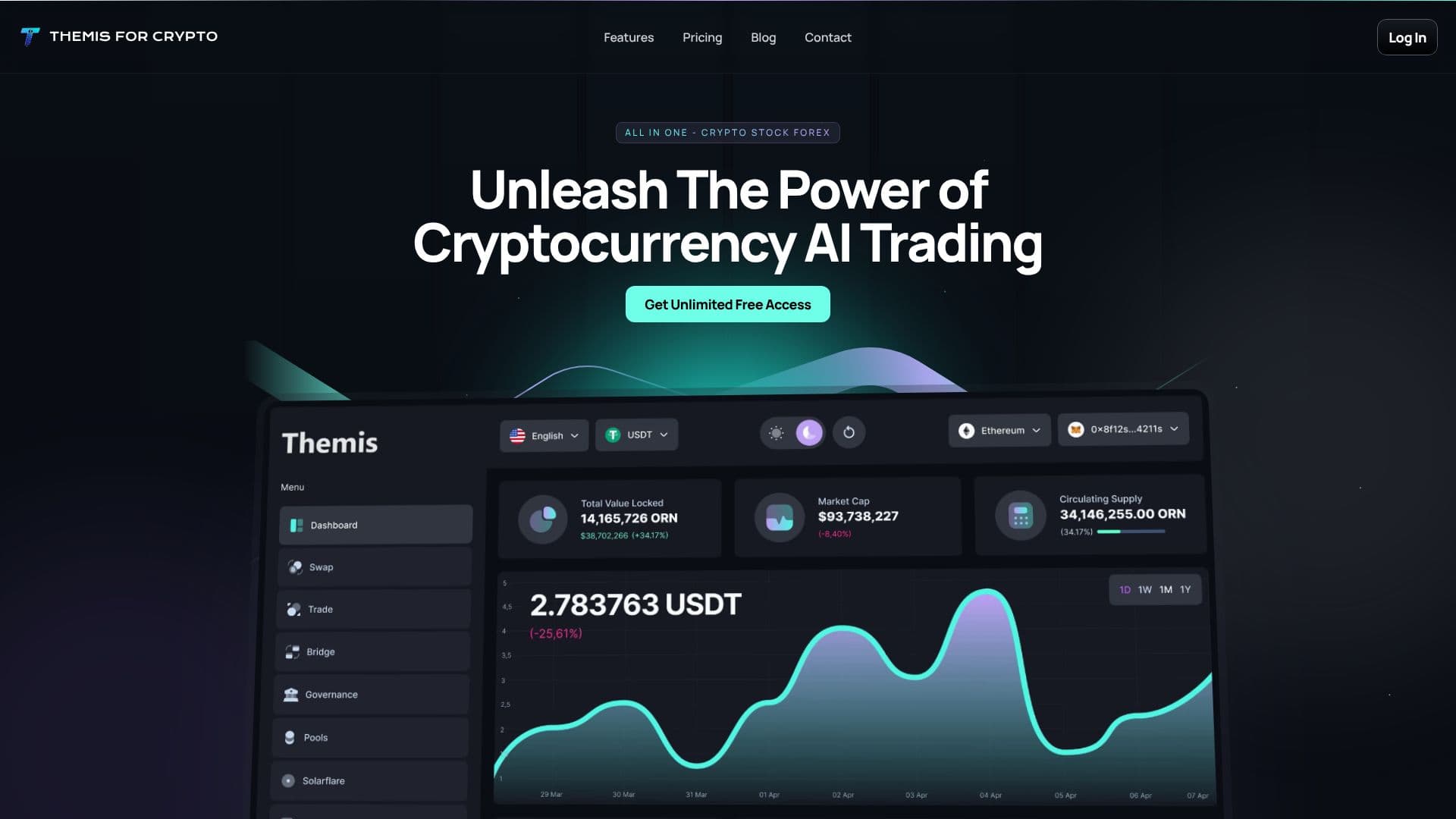 لقطة شاشة لـ Themis AI Trading