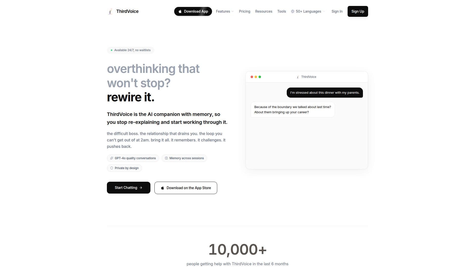 ThirdVoice screenshot