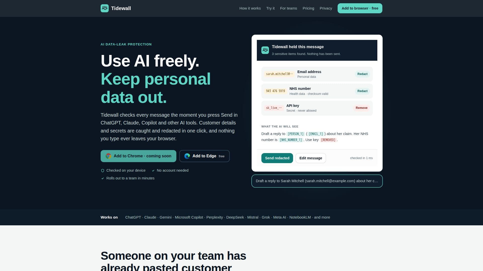 لقطة شاشة لـ Tidewall