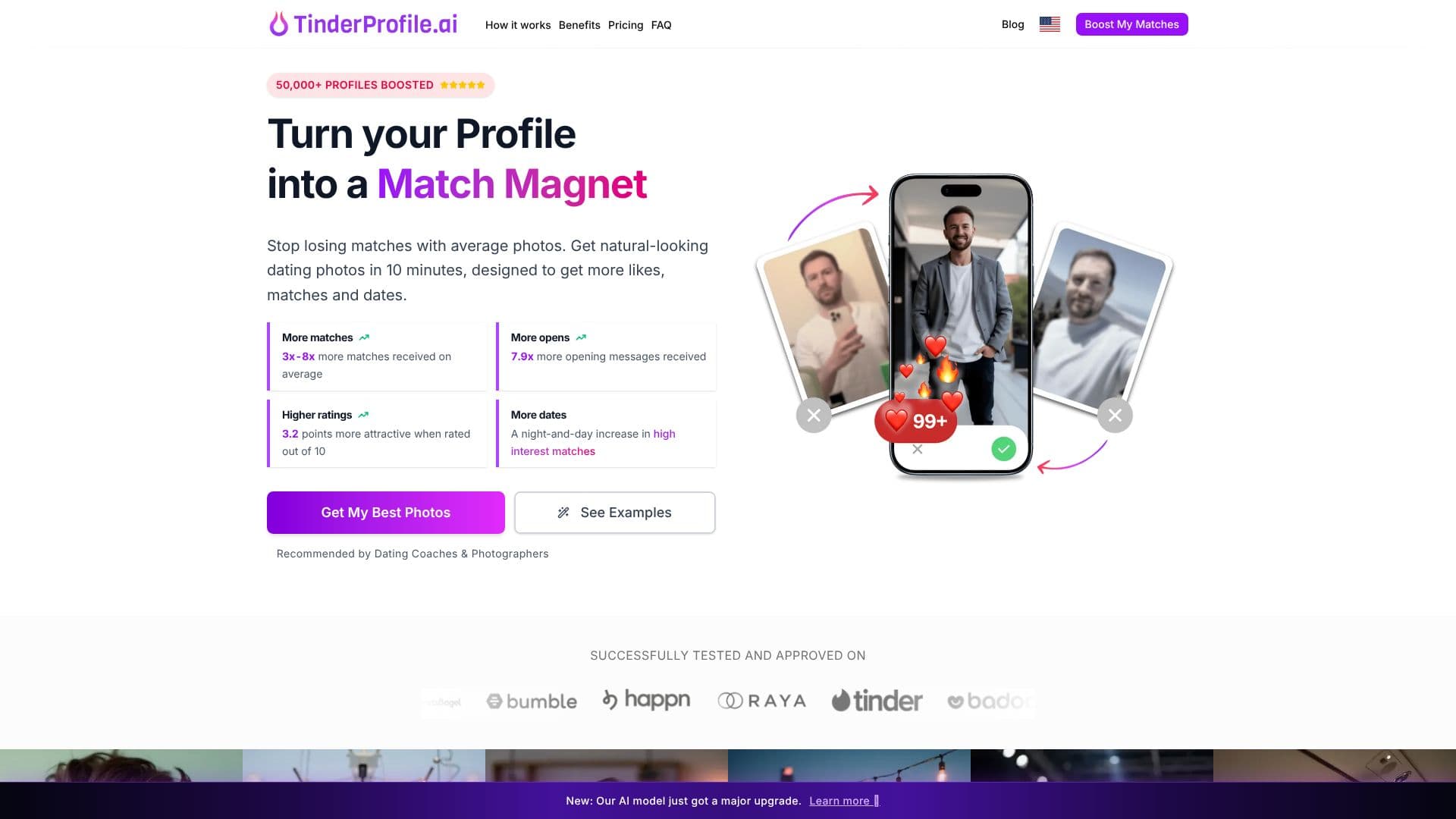 TinderProfile.ai screenshot