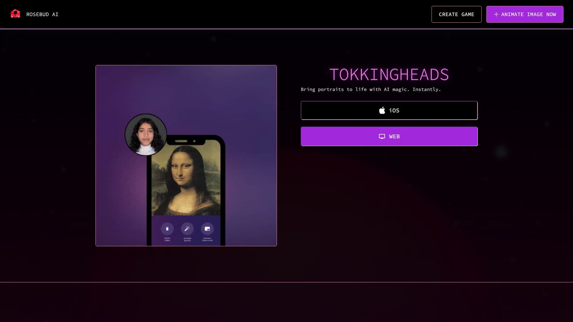 TokkingHeads AI Animation screenshot